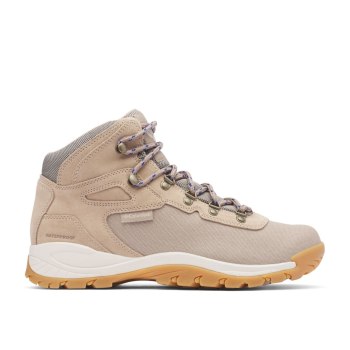 Pánské Turistické Boty Columbia Newton Ridge Canvas Waterproof Hnědé Královská Modrá OJFVPG348